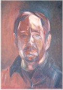 40 - Selbstporträt, 70x50, Öl auf Leinwand 