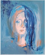 Portrait Mädchen, 60x50 cm 